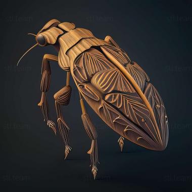 3D модель Paractinophlebia grasselensis (STL)